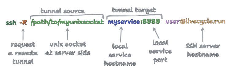 SSH command