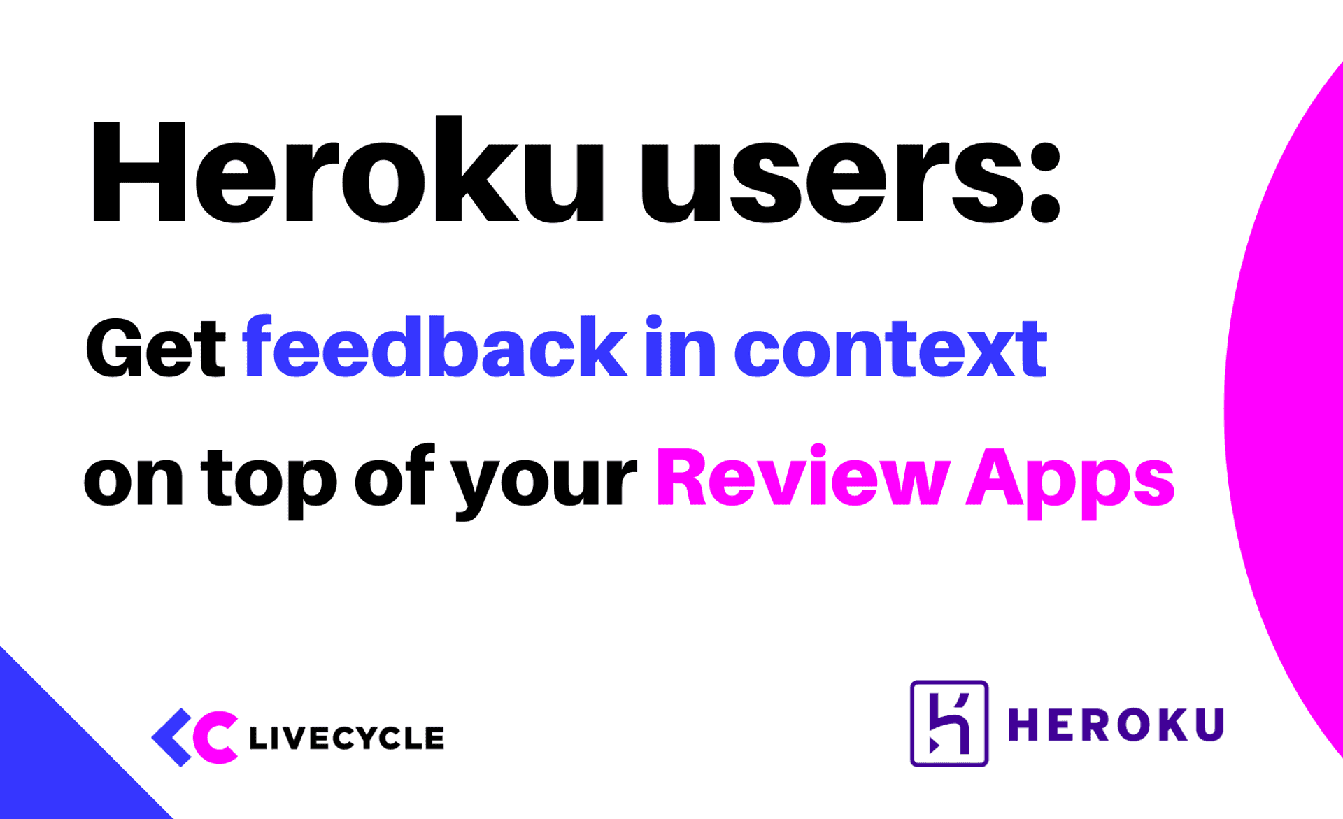 Hey Heroku users: Get visual feedback on top of your Review Apps.